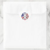 Brandweerman 9/11 Vergeet nooit 343 Hart Sticker (Tas)