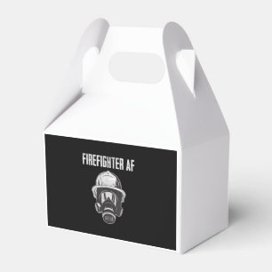 brandweerman AF Gasmasker Funny Firefighter Bedankdoosjes