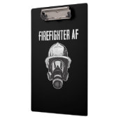 brandweerman AF | Gasmasker | Funny Firefighter Klembord (Links)