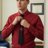 Brandweerman Afstuderen stropdas