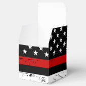 Brandweerman Afstuderen Vuurman Thin Red Line Bedankdoosjes (Geopend)