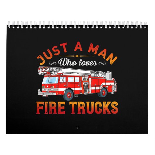 brandweerman | Alleen een Man die van brandweerwag Kalender (Hoes)