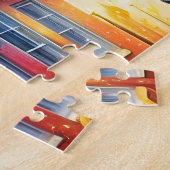 Brandweerman Amerikaanse Vlag Legpuzzel (Zijkant)