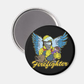 Brandweerman Angel Magneet (Voorkant / Achterkant)