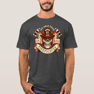 Brandweerman Arkansas oversized T-shirt