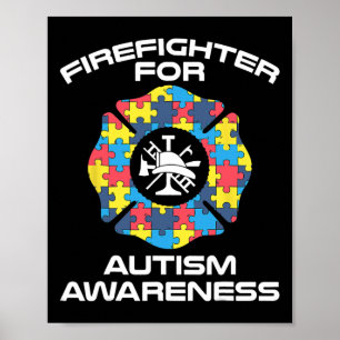 Brandweerman Autisme Kleding - Beste Brandweerlied Poster