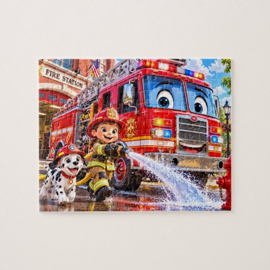 Brandweerman Avontuur Legpuzzel (Horizontaal)