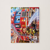 Brandweerman Avontuur Legpuzzel (Verticaal)