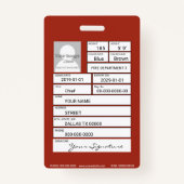 brandweerman badge (Achterkant)