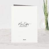 Brandweerman Beer voor dank Kaart (Achterkant)