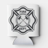 Brandweerman, bespaar je eigen Koelbox Blikjeskoeler (Achterkant)