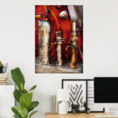 Brandweerman - Bestrijding van branden Poster (Thuiskantoor)