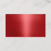 brandweerman bij de brandweer visitekaartje (Achterkant)