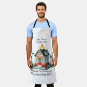 Brandweerman bij Station 22 bij schemering Schort (Gedragen)