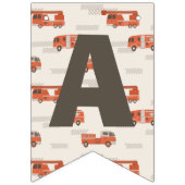 brandweerman Birthday Banner | Brandbanner (Derde vlag)