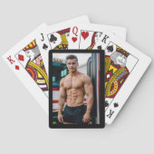 brandweerman-bodybuilder | Speelkaarten (Achterkant)