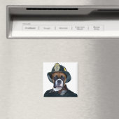 Brandweerman boxer hond magneet (Insitu (Vaatwasser))