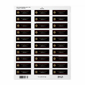 Brandweerman Brandweer Adres Etiket (Full Sheet)