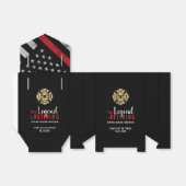 Brandweerman brandweer pensioen bedankdoosjes (Uitgevouwen)