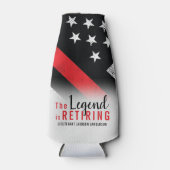 Brandweerman brandweer pensioen flesjeskoeler (Voorkant)