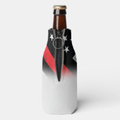 Brandweerman brandweer pensioen flesjeskoeler (Fles Achterkant)