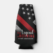 Brandweerman brandweer pensioen flesjeskoeler (Voorkant)