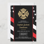 Brandweerman brandweer pensioen kaart (Voorkant)