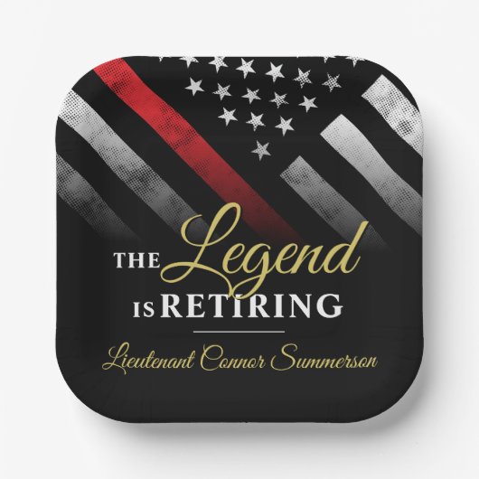 Brandweerman brandweer pensioen papieren bordje (Voorkant)