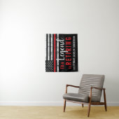 Brandweerman brandweer pensioen wandkleed (In situ)