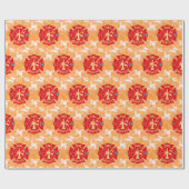 Brandweerman Brandweer Redding Maltese Kruisvuur Cadeaupapier (Vlak)