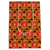 Brandweerman Brandweer Redding Maltese Kruisvuur Medium Cadeauzakje (Achterkant)