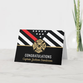 Brandweerman brandweer vlag brandweerman pensioen kaart