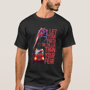 Brandweerman Brandweerauto Vrachtwagen Vrachtwagen T-shirt