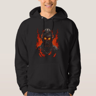 Brandweerman Brandweerhelm Skull Hall Hoodie