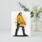 brandweerman brandweerman briefkaart (Staand voorkant)