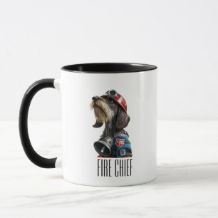 Brandweerman, brandweerman, Dachshund Mok