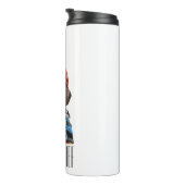 Brandweerman, brandweerman, Dachshund Thermosbeker (Geroteerd rechts)