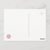 Brandweerman / Brandweerman Dank u Briefkaart (Achterkant)