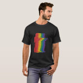 Brandweerman brandweerman gay pride lhbtq supporte t-shirt (Voorkant volledig)