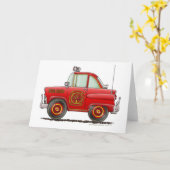 Brandweerman brandweerman kaart (Gele Bloem)