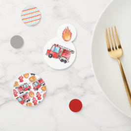 Brandweerman brandweerman kind verjaardagsfeestje  confetti