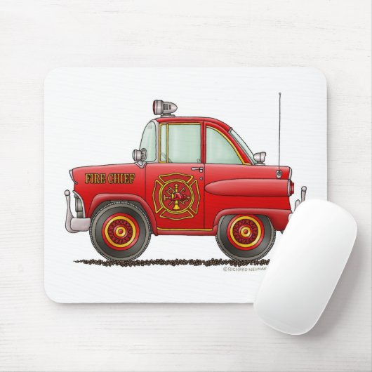 Brandweerman brandweerman muismat (Met muis)