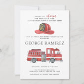 Brandweerman Brandweerman Pensioen Feest Viering Kaart (Voorkant)