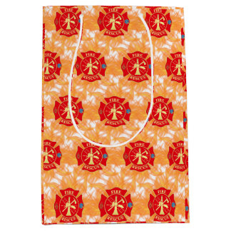 Brandweerman Brandweerredding Maltezer Kruis Brand Medium Cadeauzakje