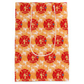 Brandweerman Brandweerredding Maltezer Kruis Brand Medium Cadeauzakje (Achterkant)