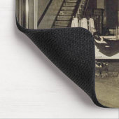  brandweerman - Brandweerstation Beds Mousepad Muismat (Hoek)