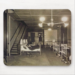 brandweerman - Brandweerstation Beds Mousepad Muismat