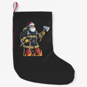 Brandweerman brandweerwagen kerstboom kerstman Ker Kleine Kerstsok