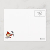 Brandweerman Briefkaart (Achterkant)