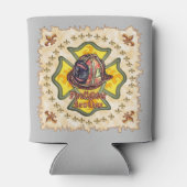 Brandweerman broer blikjeskoeler (Achterkant)